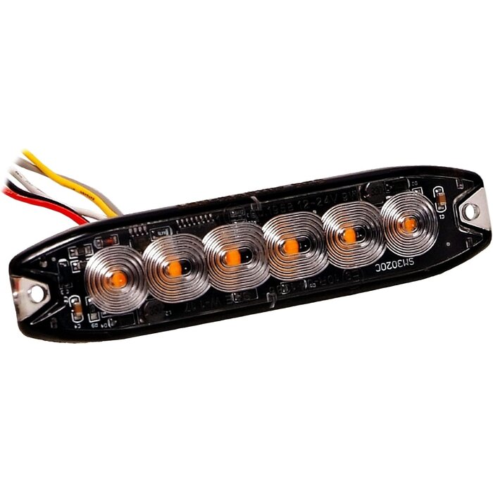 Lot de 2 modules flash LED orange 12V/24V - Ultra-plat - Jusqu'à -30%