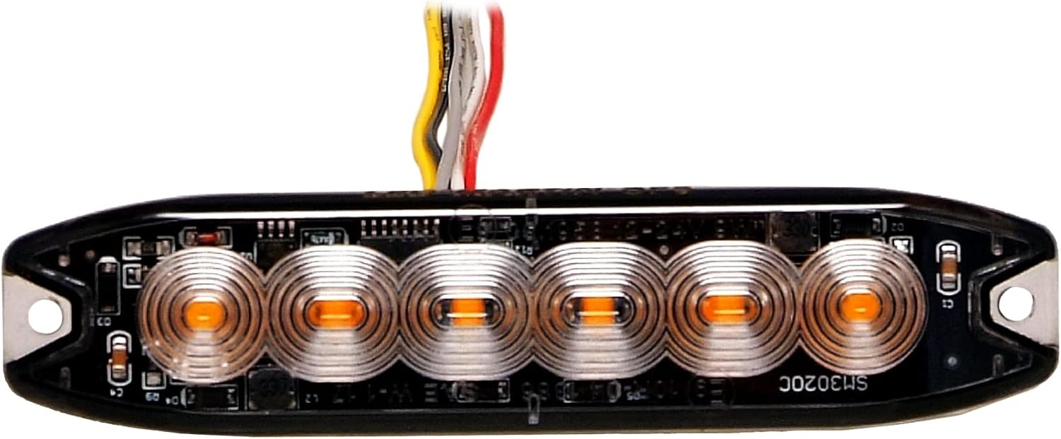 Lot de 2 modules flash LED orange 12V/24V - Ultra-plat - Jusqu'à -30%