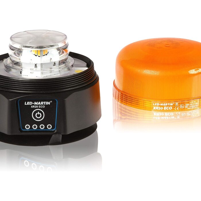 Gyrophare LED Sans Fil XR20 Jaune - Aimanté et Rechargeable - Jusqu'à 34% de remise