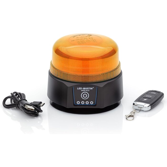 Gyrophare LED Sans Fil XR20 Jaune - Aimanté et Rechargeable - Jusqu'à 34% de remise