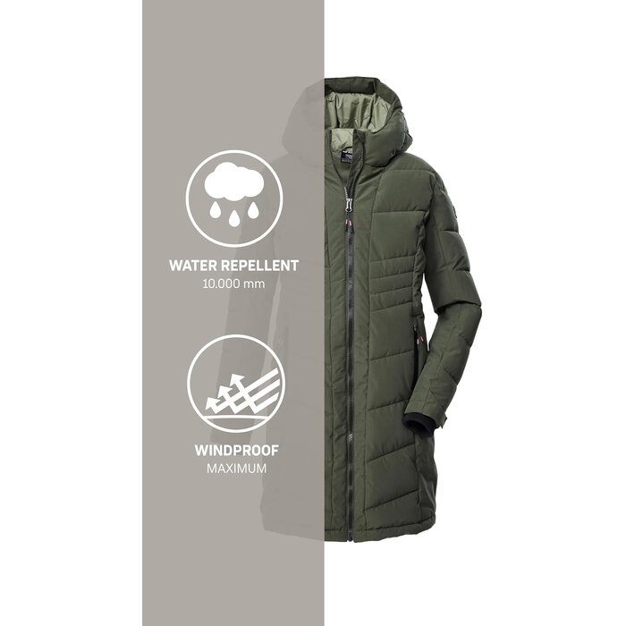 Killtec Manteau matelassé pour fille - Imperméable et chaud - Jusqu'à -34%