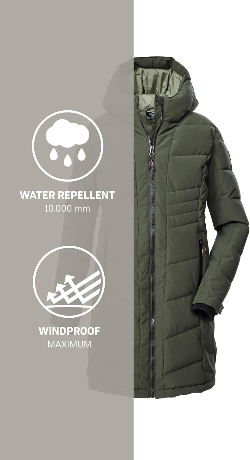 Killtec Manteau matelassé pour fille - Imperméable et chaud - Jusqu'à -34%