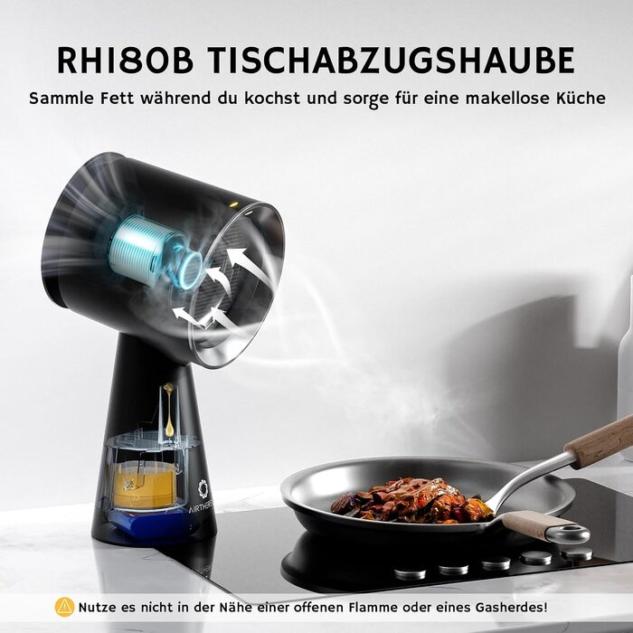 Hotte aspirante portable - Jusqu'à 34% de remise - 3 vitesses