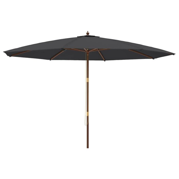 Vidaxl Parasol de jardin en bois 400x273 cm - Jusqu'à -49% sur votre retour