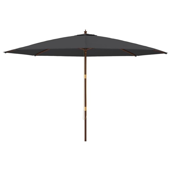 Vidaxl Parasol de jardin en bois 400x273 cm - Jusqu'à -49% sur votre retour