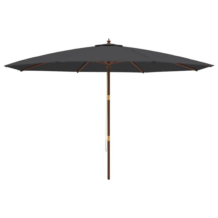Vidaxl Parasol de jardin en bois 400x273 cm - Jusqu'à -49% sur votre retour