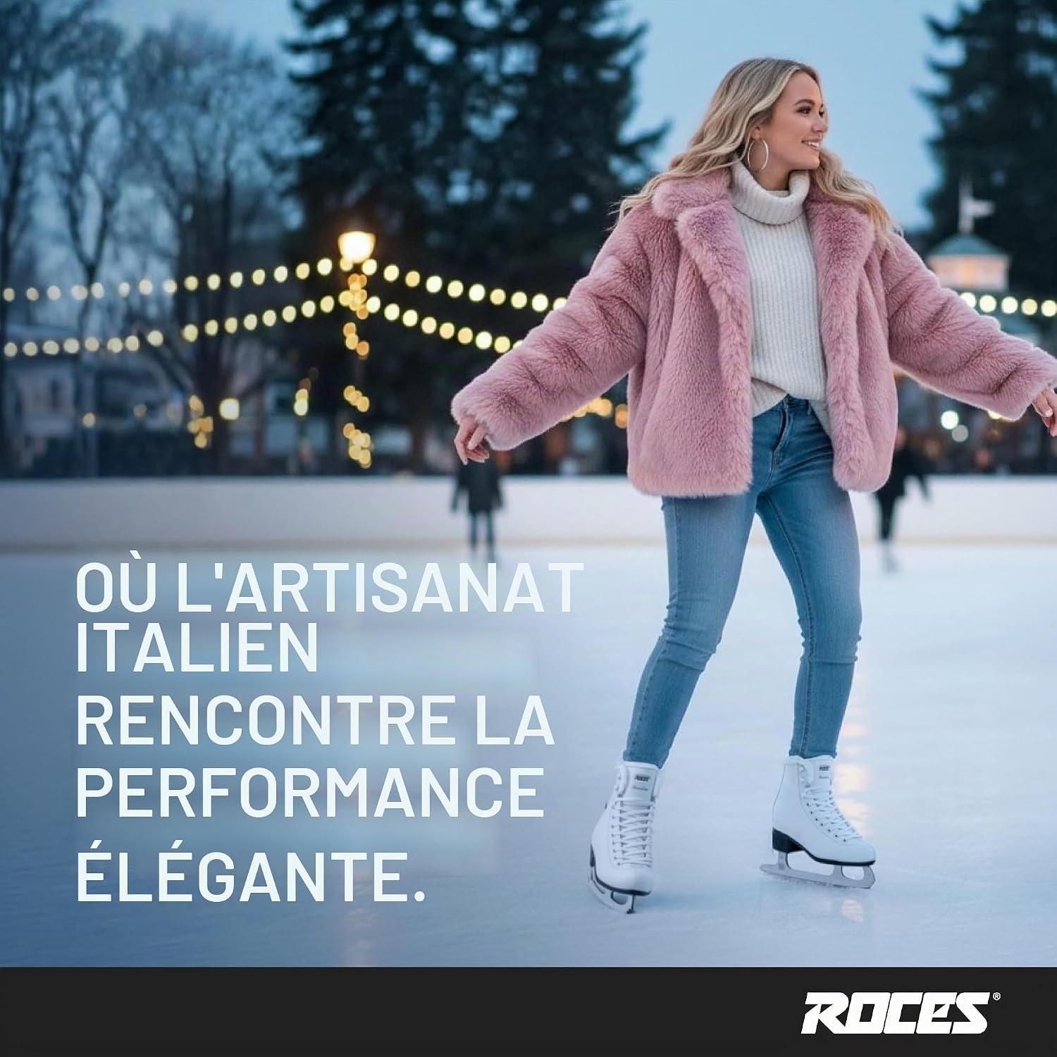 Roces Patins à glace pour femme Paradise blancs - Jusqu'à -34% sur le retour
