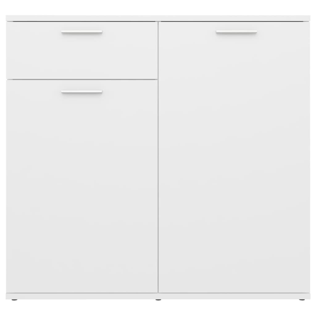 Vidaxl Buffet bas blanc 80x36 cm - Design minimaliste - Jusqu'à -54%