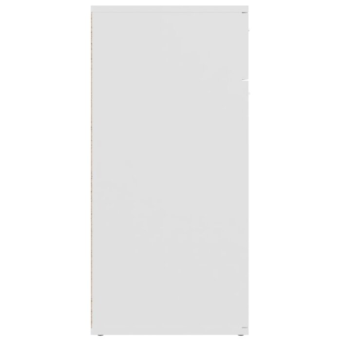 Vidaxl Buffet bas blanc 80x36 cm - Design minimaliste - Jusqu'à -54%