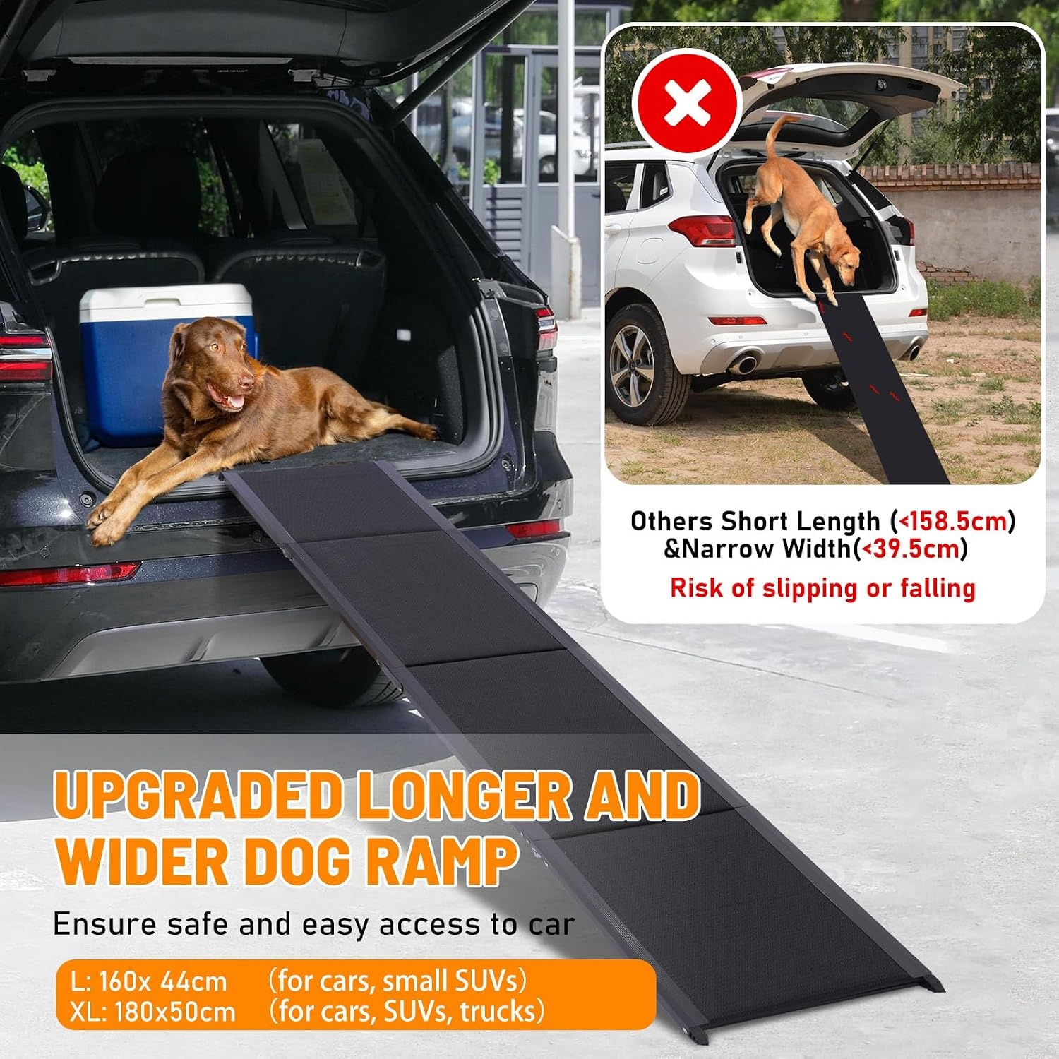 Rampe d'accès pliable pour chien - Aluminium - Jusqu'à -34% sur le prix outlet