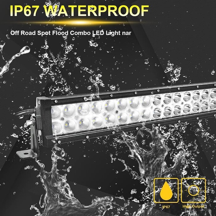 Rampe LED Offroad 132cm 300W : Jusqu'à 29% de réduction sur votre éclairage