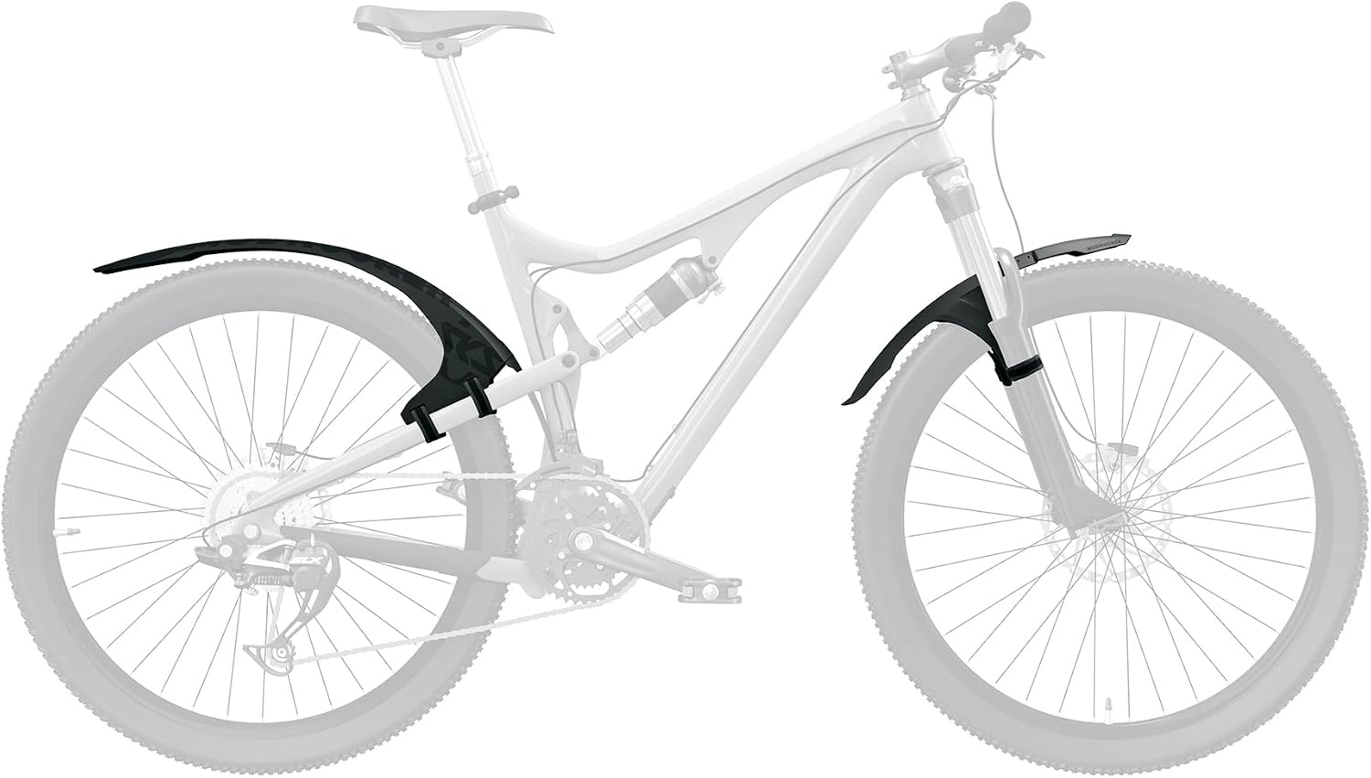 Kit Garde-boue VTT 27,5"-29" Noir - Jusqu'à -29% sur votre protection