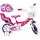 Vélo fille 12 pouces rose avec accessoires - Jusqu'à 35% de réduction