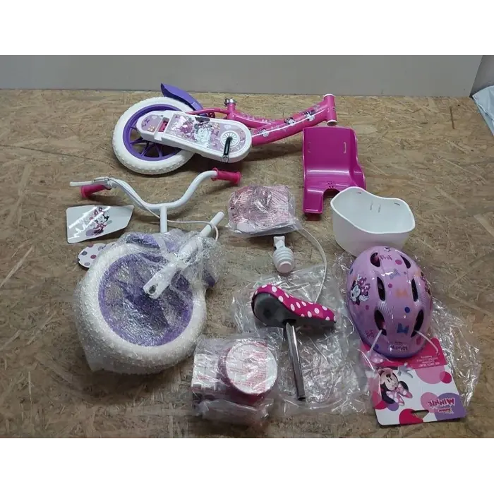 Vélo fille 12 pouces rose avec accessoires - Jusqu'à 35% de réduction