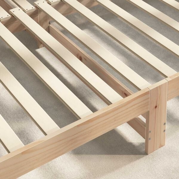 Sommier 32 lattes en bois de pin massif 90x6cm - Jusqu'à -34%