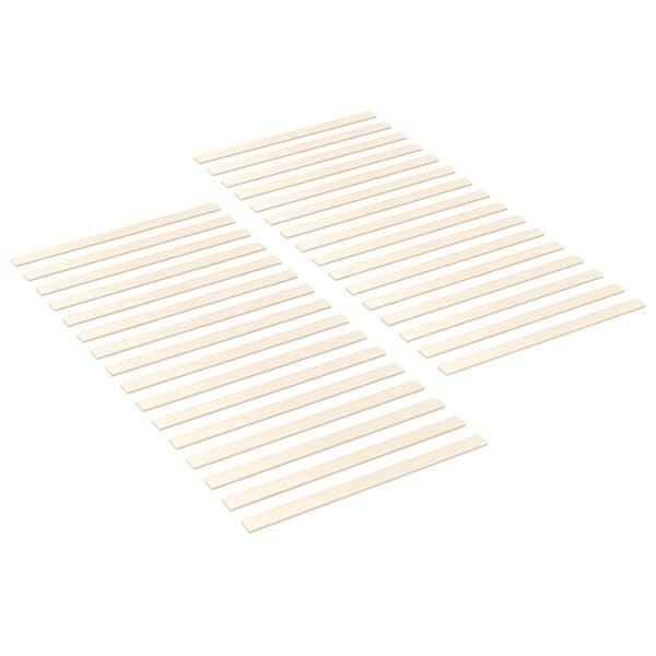 Sommier à lattes en pin massif 90x6x1,3cm - 32 pièces - Jusqu'à -29%