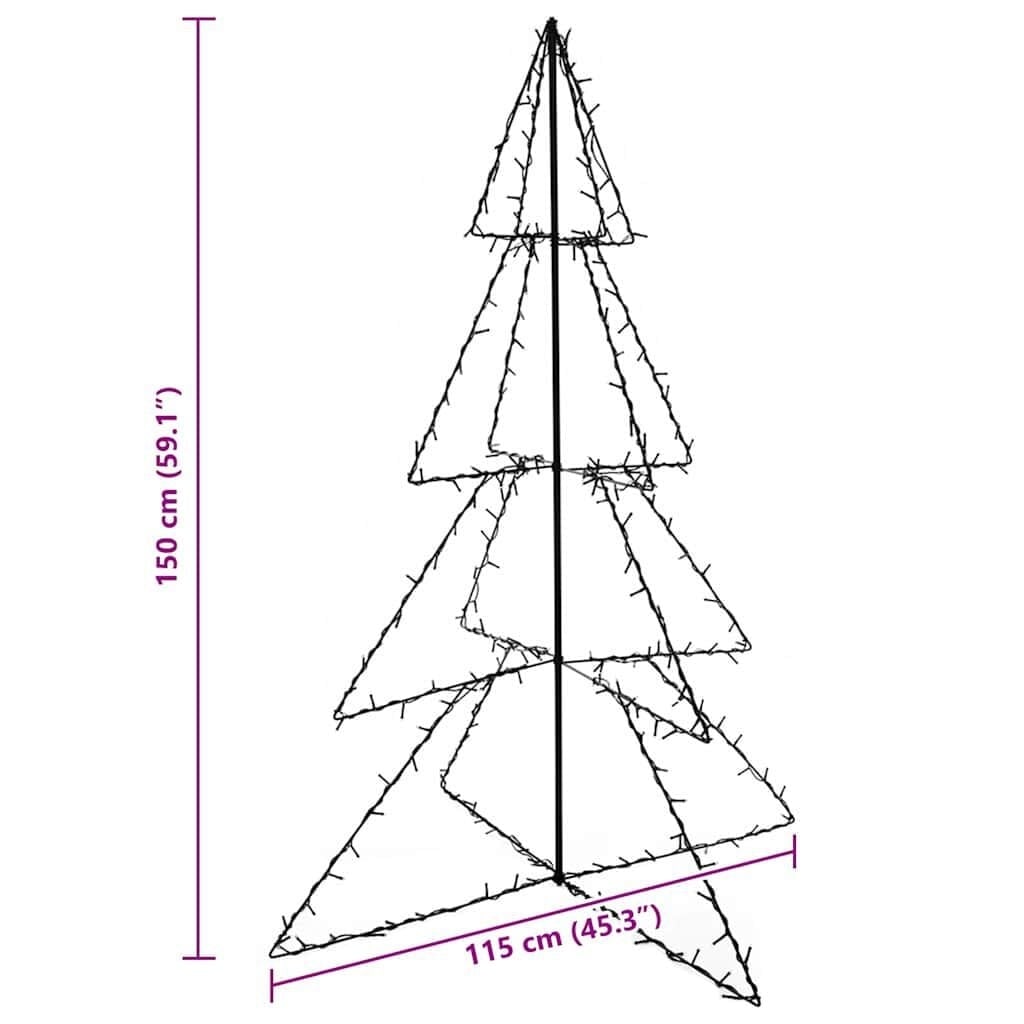 Sapin de Noël lumineux 240 LED - 150 cm - Jusqu'à -32%