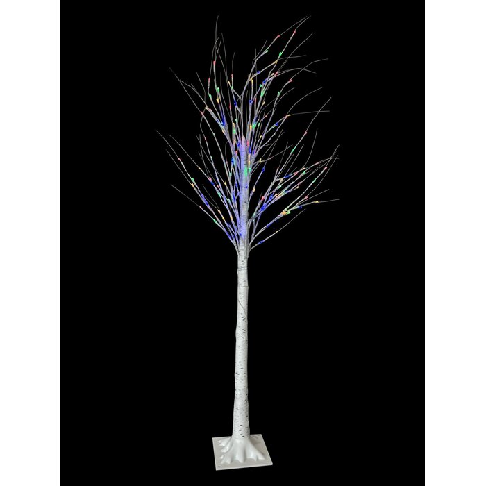Sapin lumineux effet bouleau 180 cm - 144 LED - Jusqu'à 34% de remise