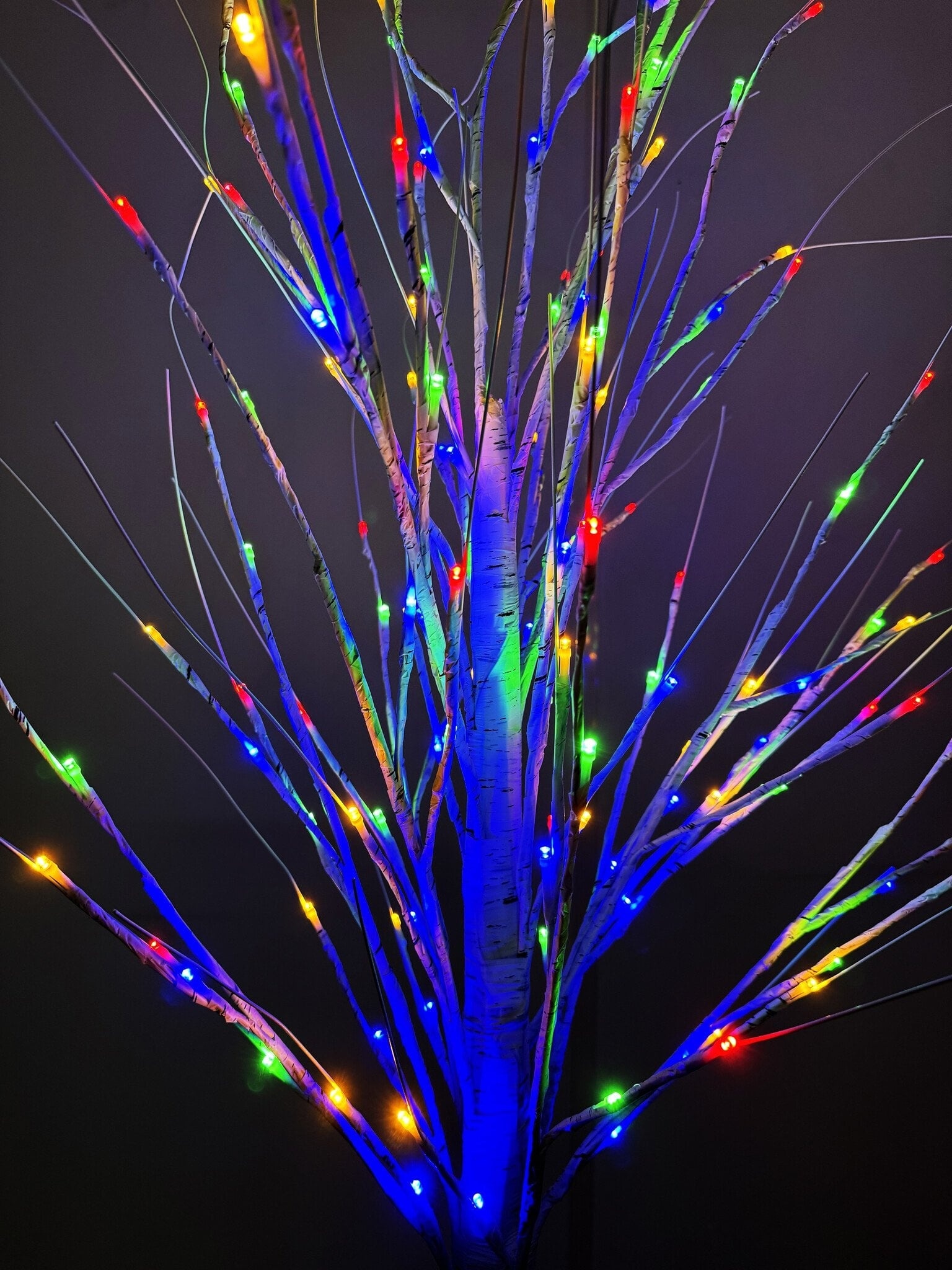 Sapin lumineux effet bouleau 180 cm - 144 LED - Jusqu'à 34% de remise