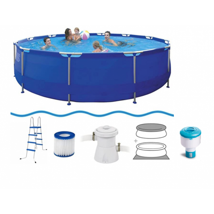 Piscine Hors-Sol 450x90 cm Kit Complet - Jusqu'à -59% sur le prix