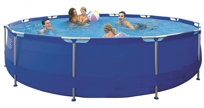 Piscine Hors-Sol 450x90 cm Kit Complet - Jusqu'à -59% sur le prix