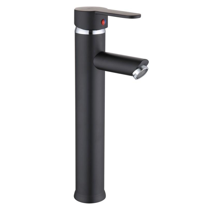 Mitigeur de lavabo noir haut 31 cm - Jusqu'à -20% sur l'outlet