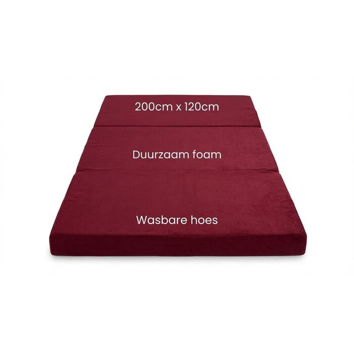Matelas pliable 200x120cm - Jusqu'à 34% de réduction sur notre outlet