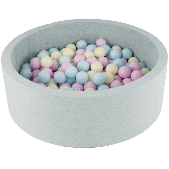 Piscine à balles 90x30 cm + 200 balles pastel - Jusqu'à -34% en outlet