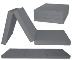 Viking Choice Matelas pliable 3 sections 195x80cm - Gris - Jusqu'à -44%