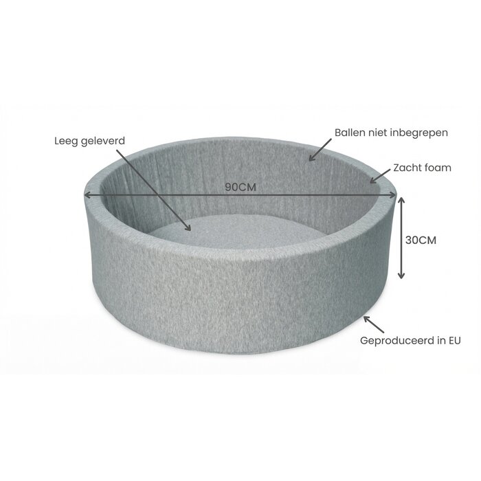 Piscine à balles en mousse 90 cm - Jusqu'à -33% sur une sélection