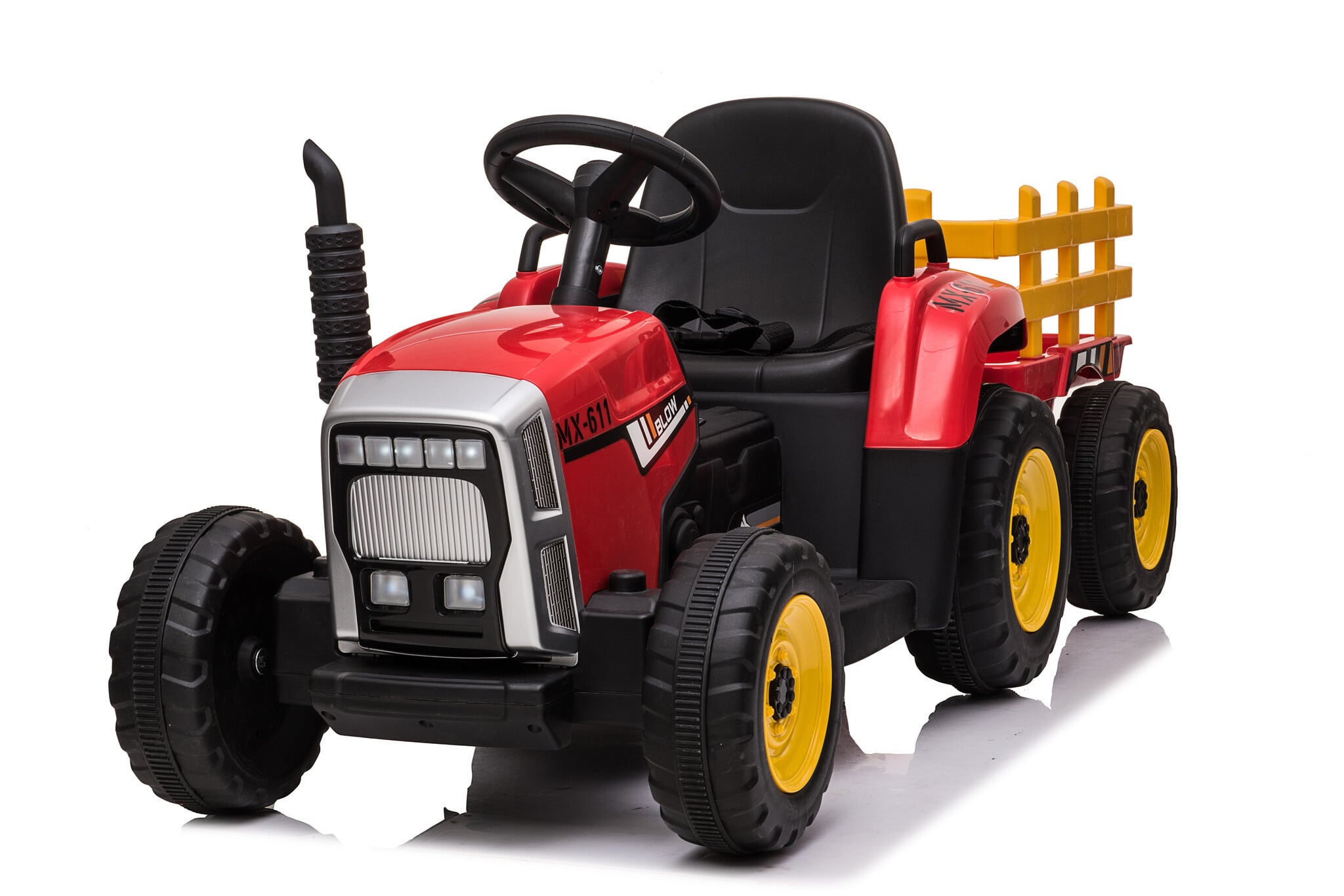 Tracteur électrique pour enfants 12V avec remorque - Jusqu'à -29%