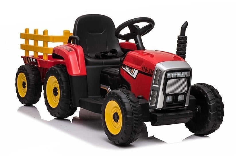 Tracteur électrique pour enfants 12V avec remorque - Jusqu'à -29%