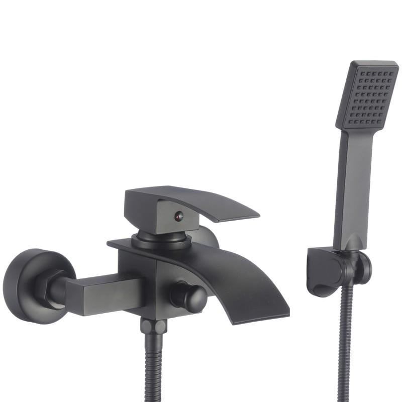 Mitigeur Bain Mural Noir Cascade - Jusqu'à -24% sur votre équipement