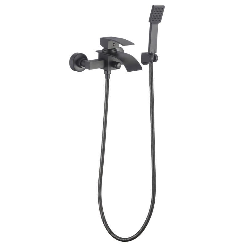 Mitigeur Bain Mural Noir Cascade - Jusqu'à -24% sur votre équipement