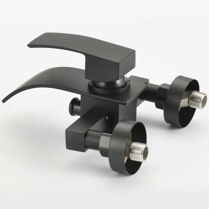 Mitigeur Bain Mural Noir Cascade - Jusqu'à -24% sur votre équipement