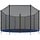 Filet de protection pour trampoline 180 cm (6 poteaux) - Jusqu'à -22%