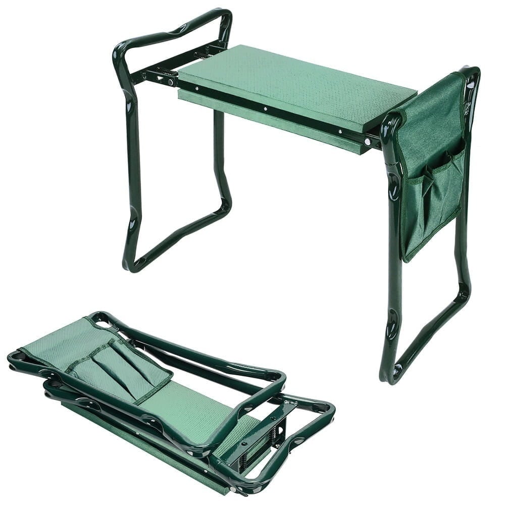 Banc de jardin 3-en-1 pliable : Siège et genouillère - Jusqu'à -33%