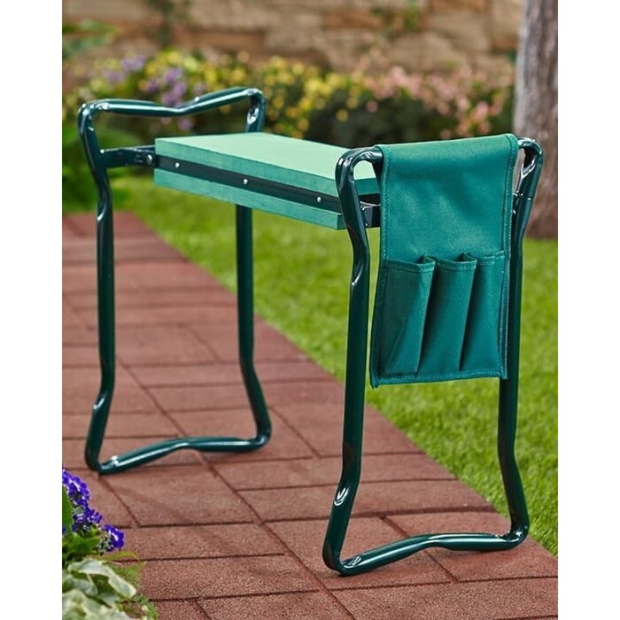 Banc de jardin 3-en-1 pliable : Siège et genouillère - Jusqu'à -33%