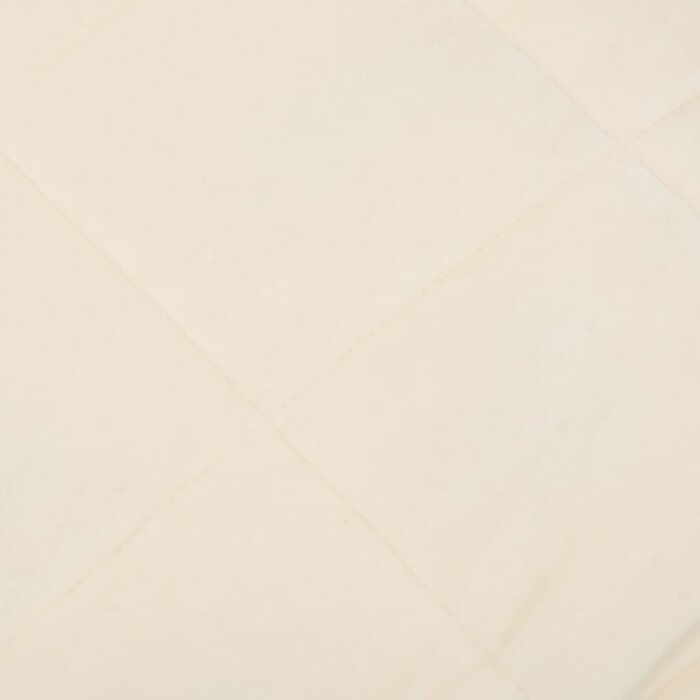 Couverture lestée 138x200 cm 6 kg - Crème - Jusqu'à -33%