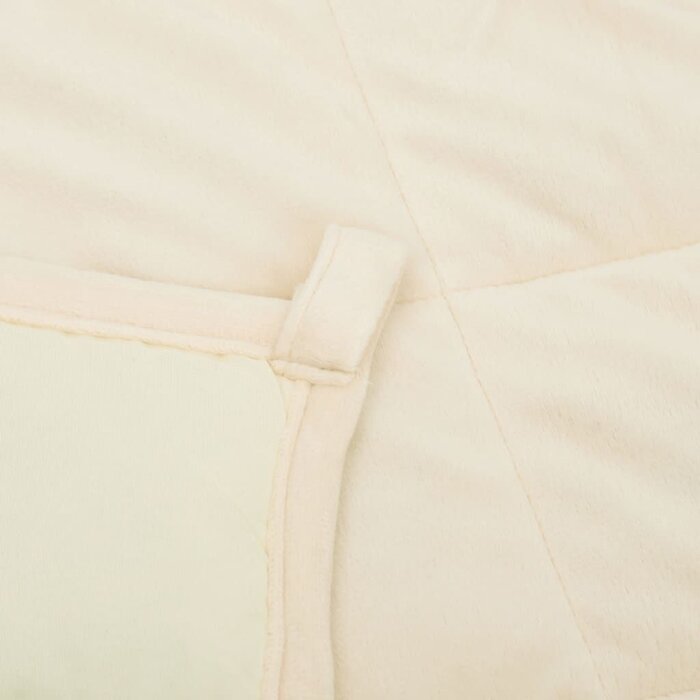 Couverture lestée 138x200 cm 6 kg - Crème - Jusqu'à -33%