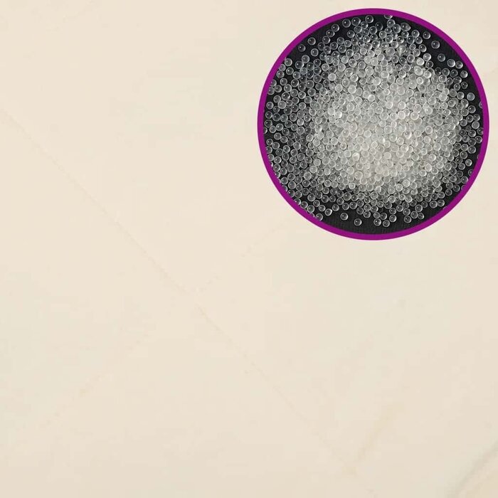 Couverture lestée 138x200 cm 6 kg - Crème - Jusqu'à -33%