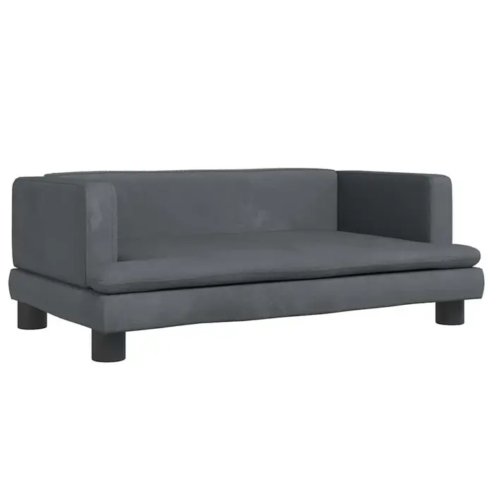 Canapé enfant velours gris - Jusqu'à 34% de remise