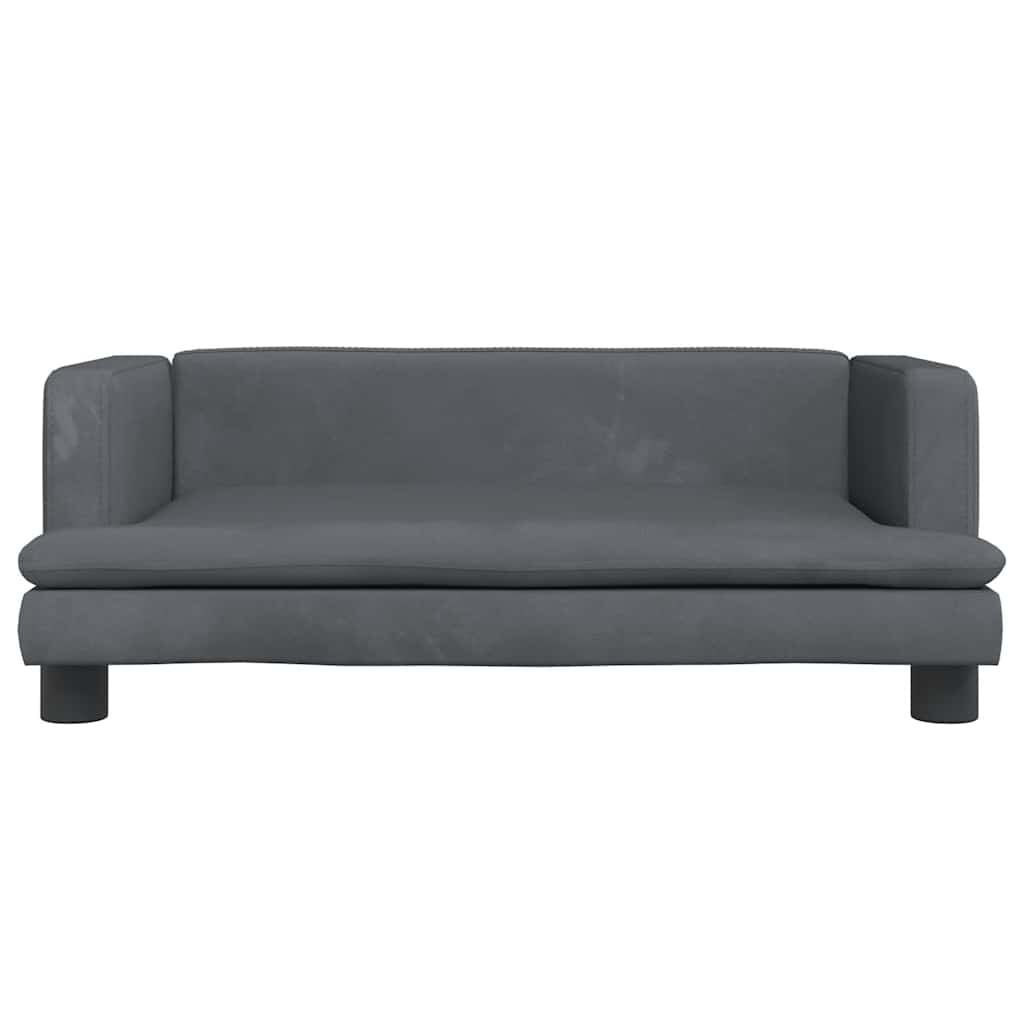 Canapé enfant velours gris - Jusqu'à 34% de remise