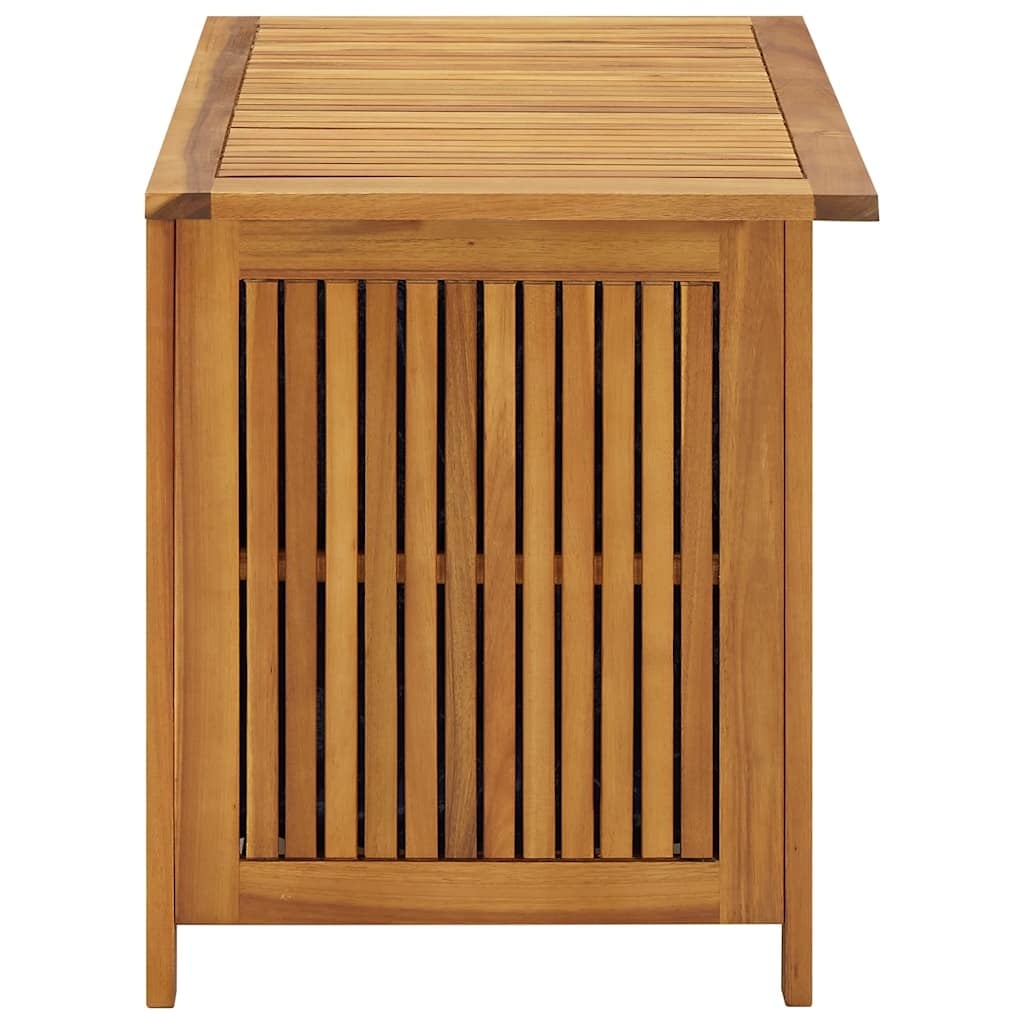 Coffre de jardin en acacia massif 90cm - Jusqu'à -35% en Outlet