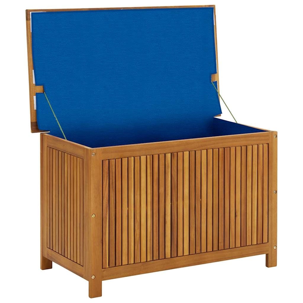 Coffre de jardin en acacia massif 90cm - Jusqu'à -35% en Outlet