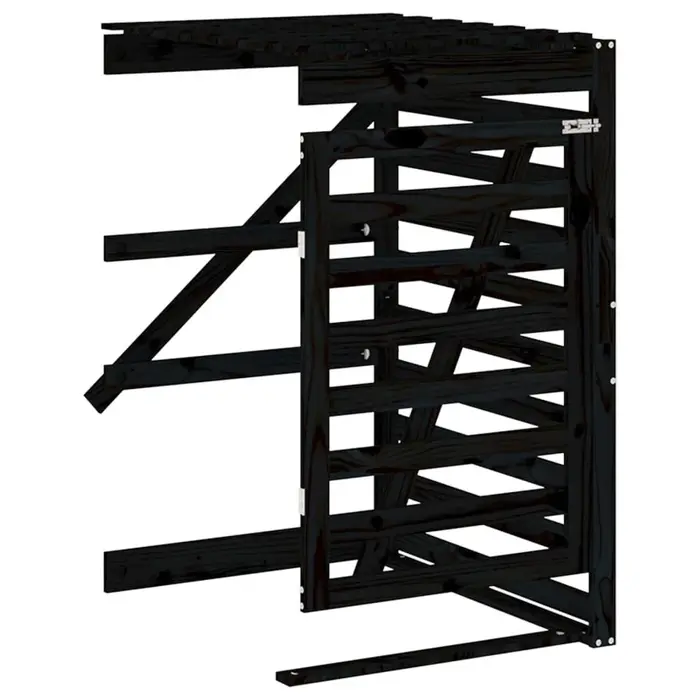 Extension pour abri poubelles en pin noir - Jusqu'à -34% de remise