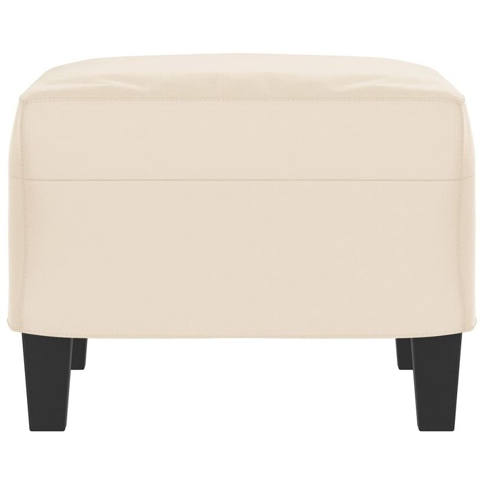 Repose-pieds en microfibre beige - Jusqu'à -53% sur le prix d'origine