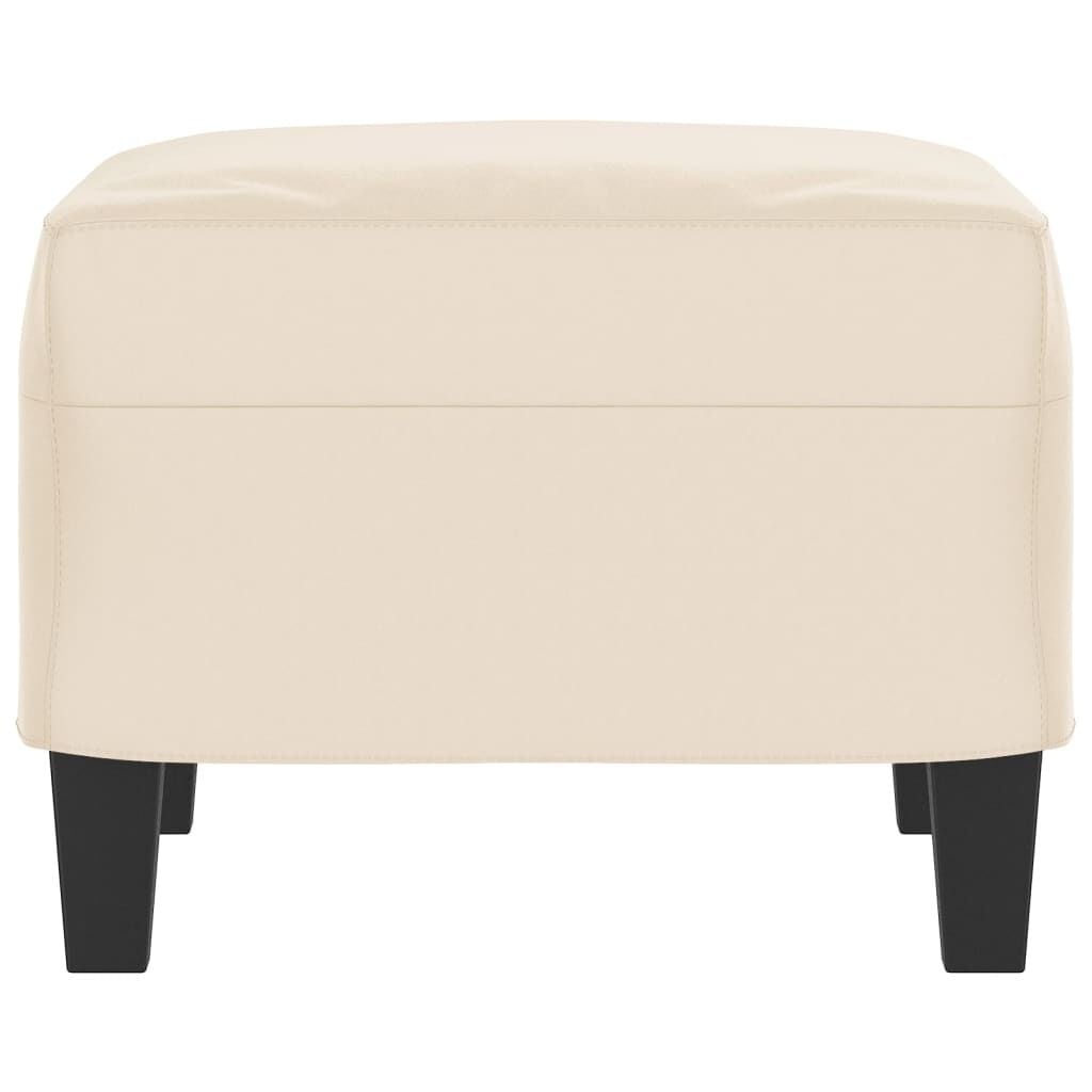 Repose-pieds en microfibre beige - Jusqu'à -53% sur le prix d'origine