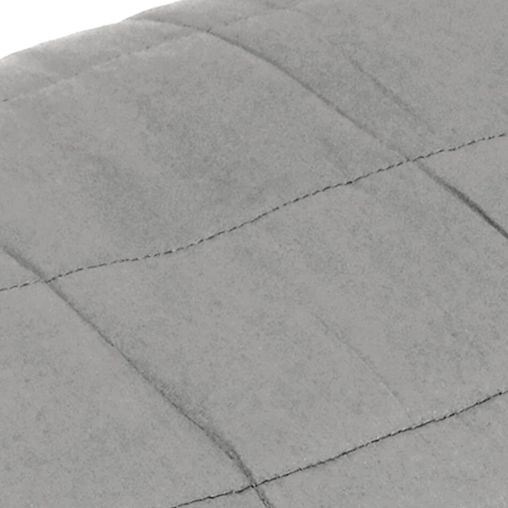 Couverture lestée 9 kg, 122x183 cm - Gris - Jusqu'à -33% sur l'outlet