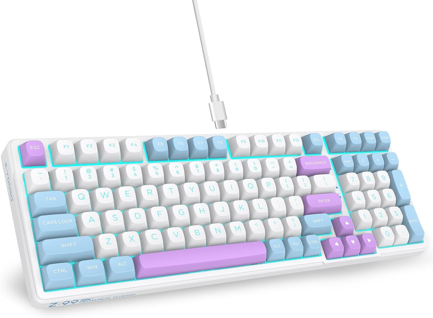 Clavier mécanique gaming 99 touches - Jusqu'à -58% sur votre achat